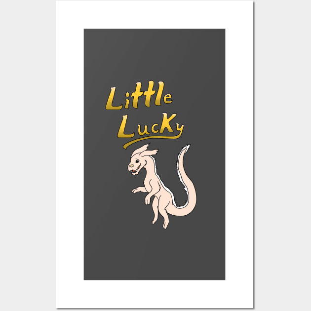 Little Lucky Luck Dragon Wall Art by Adastumae